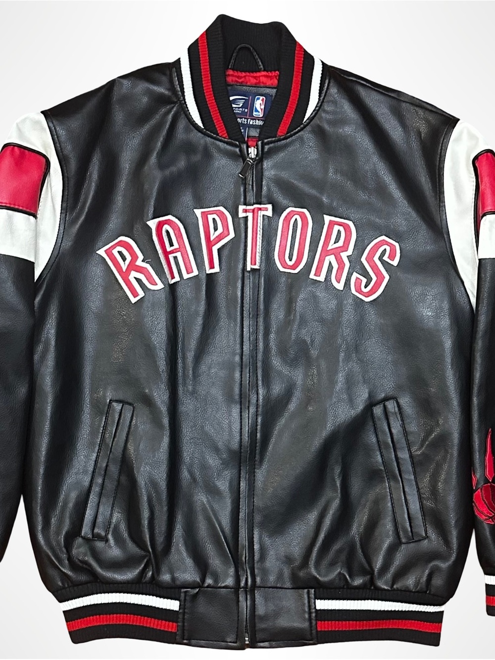 adidas Black and Red Quilted Lined Jacket